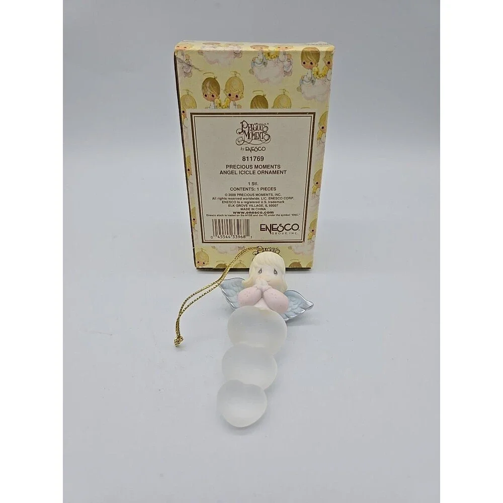 Precious Moments Angel Snowflake hanging Ornament Dated 2000 811769